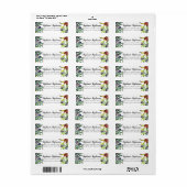 Hartige olijven Toscaanse Waterverf retouradres Etiket (Full Sheet)