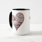 Hartige Vintage Mandala's Mok (Voorkant links)