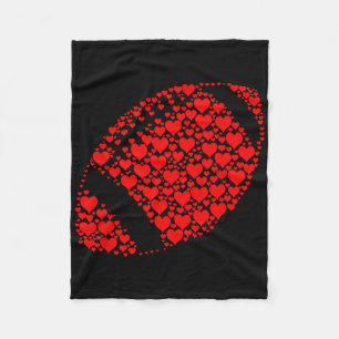 Hartige Voetbalfan Funny Voetbal Is Mijn Valentijn Fleece Deken