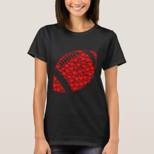 Hartige Voetbalfan Funny Voetbal Is Mijn Valentijn T-shirt
