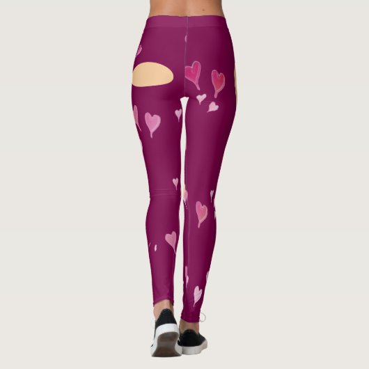 Hartillusie Leggings (Achterkant)
