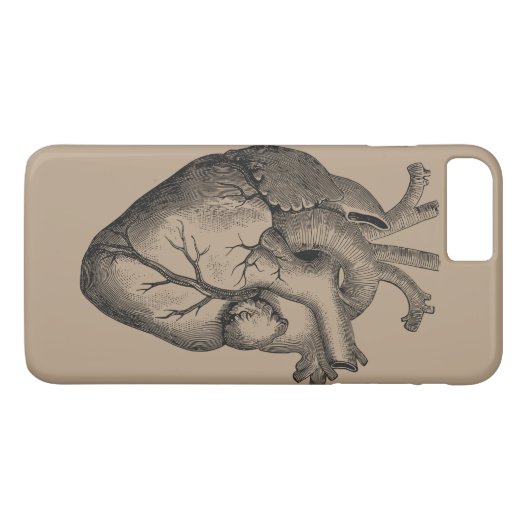 hartillustratie Case-Mate iPhone case (Achterkant (Horizontaal))