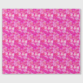 Hartjes Bokehpatroon Roze Cadeaupapier (Vlak)