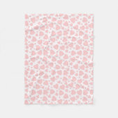 hartjes Bord Pinkcue Fleece Deken (Voorkant)