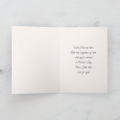 Hartjes en Bloemen Gelukkige Moederdag  Kaart (Binnen)