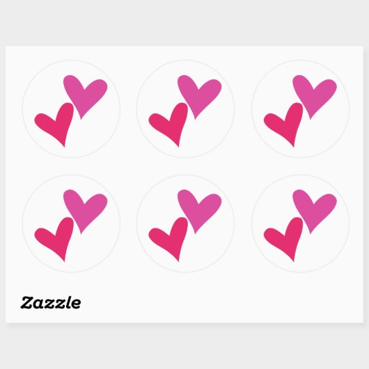 Hartjes en Liefde Sticker (Vel)