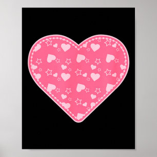 Hartjes En Sterren Valentijnsdag Poster