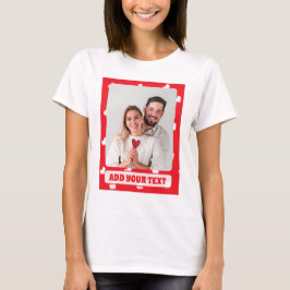 Hartjes Fijne Valentijnsdag Modern Liefdespatroon T-shirt