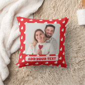 Hartjes Fijne Valentijnsdag Modern Love Patroon Kussen (Deken)