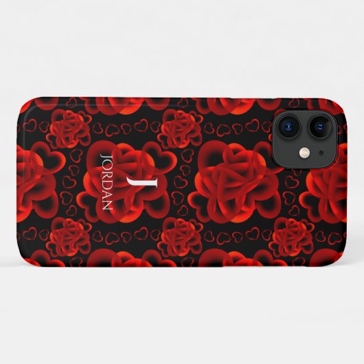 Hartjes genoeg patroon Case-Mate iPhone case (Achterkant (horizontaal))