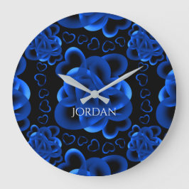 Hartjes genoeg patroon grote klok