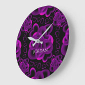 Hartjes genoeg patroon grote klok (Hoek)