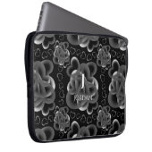 Hartjes genoeg patroon laptop sleeve (Voorkant Rechts)