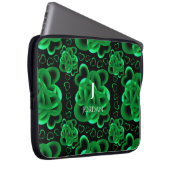 Hartjes genoeg patroon laptop sleeve (Voorkant Rechts)