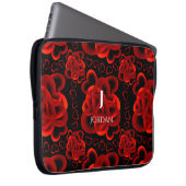 Hartjes genoeg patroon laptop sleeve (Voorkant Rechts)