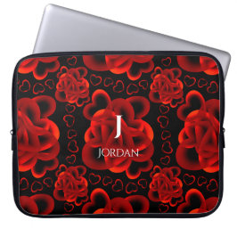 Hartjes genoeg patroon laptop sleeve