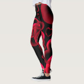 Hartjes genoeg patroon leggings (Links)