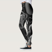 Hartjes genoeg patroon leggings (Links)