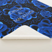 Hartjes genoeg patroon sherpa deken (3/4)