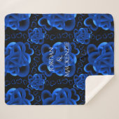 Hartjes genoeg patroon sherpa deken (Voorkant (horizontaal))