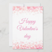 Hartjes in overvloed: Gelukkig Valentijnsdag Kaart (Voorkant)