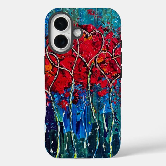 hartjes iPhone hoesje (Achterkant)