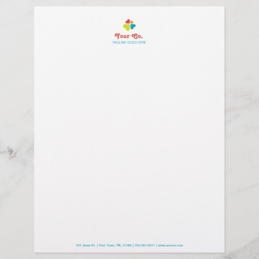 Hartjes Kruis Briefhoofd Ontwerp (Voorkant)