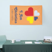 Hartjes Kruis Spandoek (Beurs)