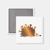 Hartjes op een Egel Magneet (Voorkant / Achterkant)
