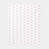 Hartjes Patroon Fleece Deken (Voorkant)