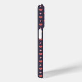Hartjes Patroon Persoonlijke Tekst  Case-Mate iPhone Case (Achterkant / Rechts)