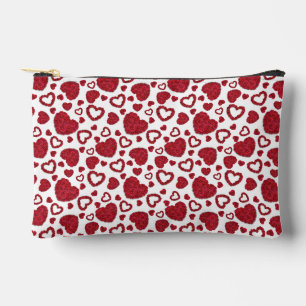 Hartjes Rode Rozen Patroon Minimalistische Valenti Etui