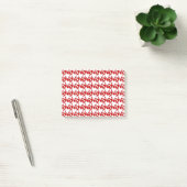 Hartjes Romantische Doodle Herhalingspatroon Post-it® Notes (Kantoor)