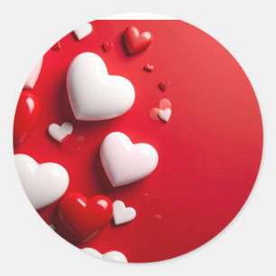 hartjes ronde sticker
