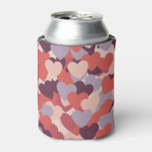 Hartjes Roze Rood Lavendel Blikjeskoelers Blikjeskoeler (Blikje Voorkant)