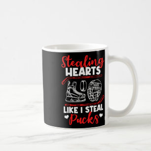 Hartjes stelen zoals ik puckies steel IJshockey Va Koffiemok