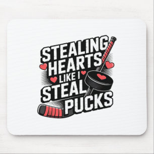 Hartjes stelen zoals ik puckjes steel op Valentijn Muismat