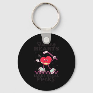 Hartjes stelen zoals ik Pucks steel Funny Valentin Sleutelhanger