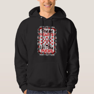 Hartjes stelen zoals ik puck's steel op Valentijns Hoodie