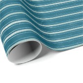 Hartjes Strepen en Strik Cute  Cadeaupapier (Rol Hoek)