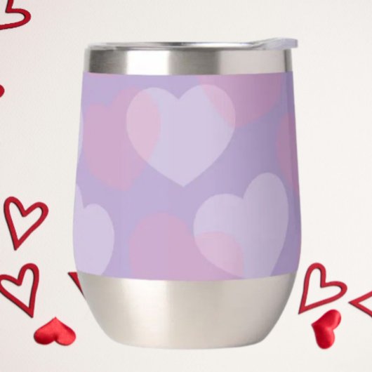 Hartjes Strooi | Roze & Witte Hartjes Steeloose Wi