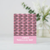 Hartjes Valentijnsdag Patroon Briefkaart (Staand voorkant)