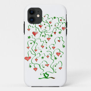 Hartjesboom met bladeren Case-Mate iPhone case
