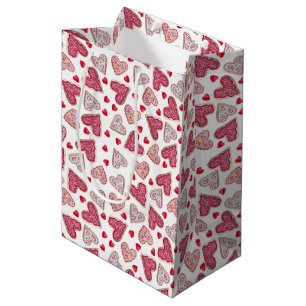 Hartjeskoekjes Patroon voor Valentijn Medium Cadeauzakje
