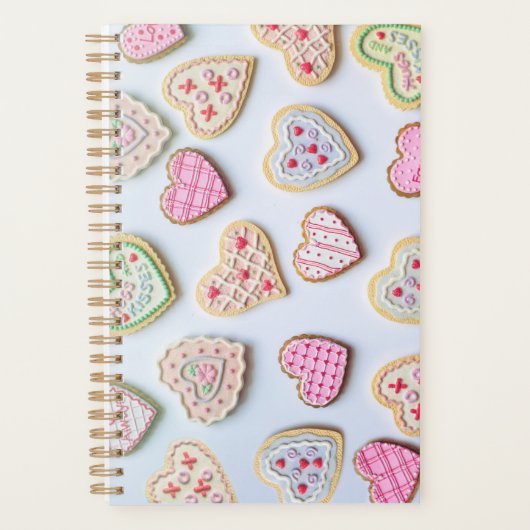 Hartjeskoekjes voor Valentijnsdag     Planner (Voorkant)