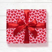 Hartjespatroon Roze Rood Valentijn