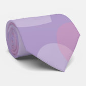 Hartjesstrooisel | Lavendel Hartjes Patroon Stropdas (Opgerold)