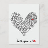 Hartkaart, Valentijnsdag kaart (Voorkant)