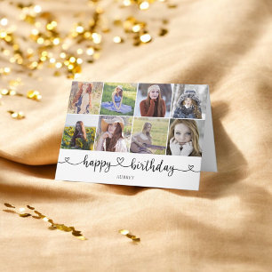 Hartkalligrafie Fotografie Happy Birthday Kaart