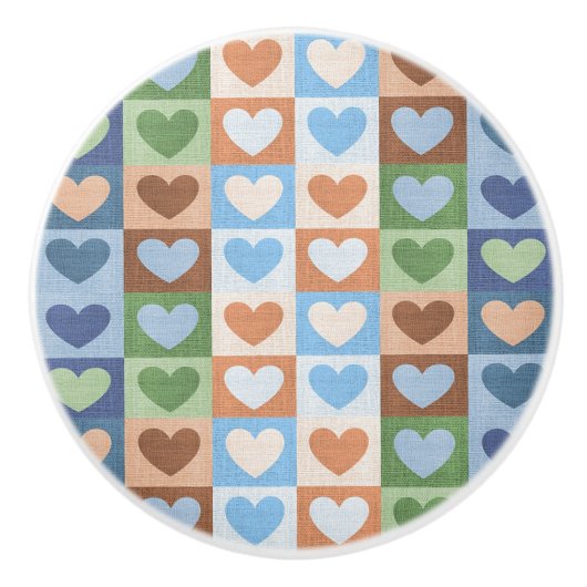 Hartkapwerk keramische knop (Voorkant)